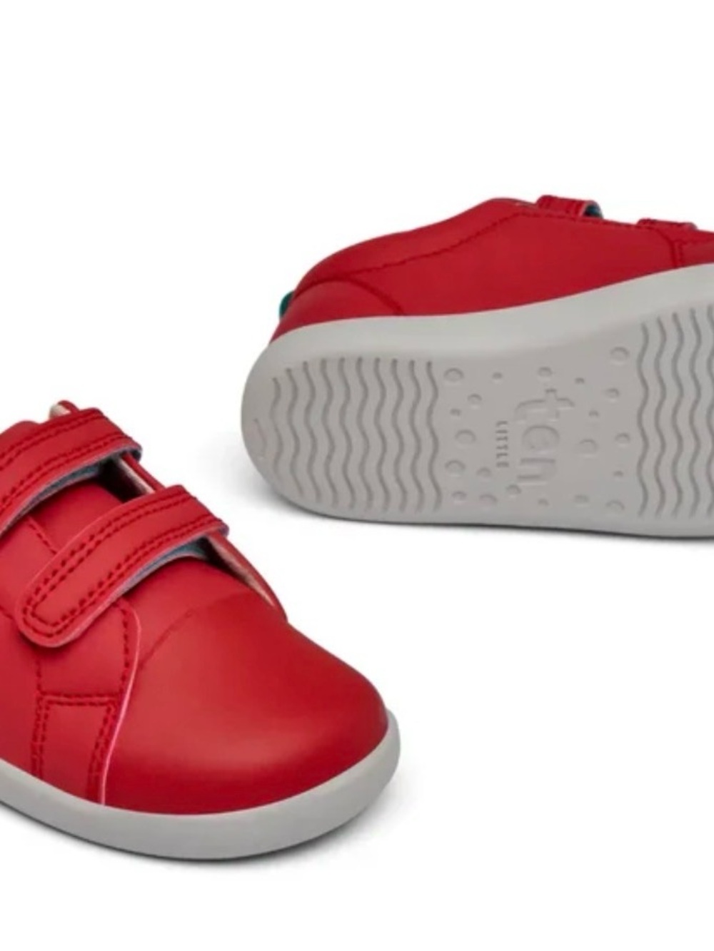 Ten Little Lava Red Everyday Sneakers Sz 12